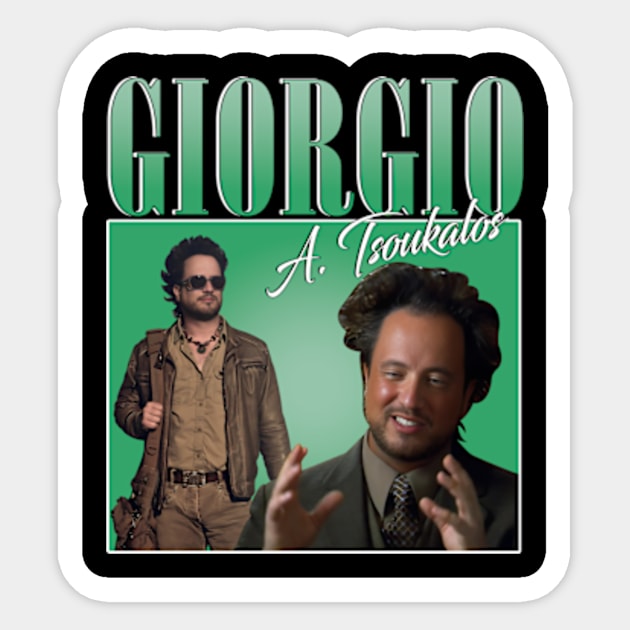 Giorgio A. Tsoukalos Appreciation Sticker by BanyakMau